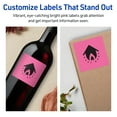 thumbnail image 4 of Avery Printable Square Labels, Bright Pink, 2.75" x 2.75", 120ct, 4 of 11