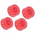 thumbnail image 1 of Electric Guitar Potentiometer Hat,4Pcs Acrylic Bass Knobs Acrylic Volume Control Knobs Acrylic Bass Knobs Professionally Tested, 1 of 8