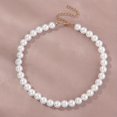 thumbnail image 4 of New Simple Imitation Freshwater Pearl Chain Necklaces For Women Wedding Love Gifts Necklace Fashion Glamour Jewelry Gifts, 4 of 5