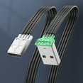 thumbnail image 3 of Zeiwohndc USB A Male to Male 2 USB2.0 Extension Cable for Radiators Hard Disk Webcom, 3 of 8