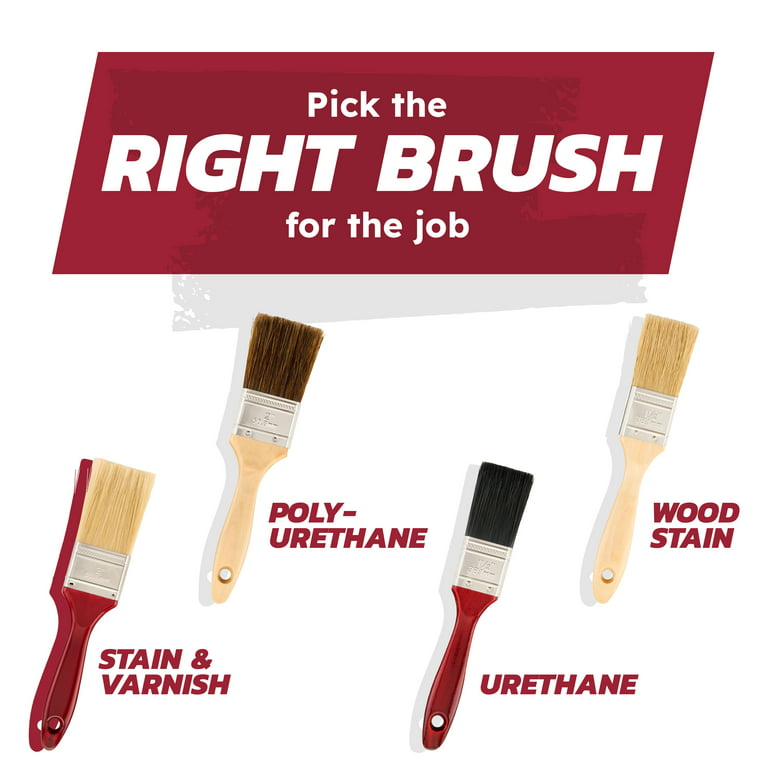 Stain Brush - Polyester Bristles - 4
