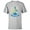 Athletic Heather, variant on Star Wars R2-D2 and C-3PO Hanukkah Spinning Dreidel - Short Sleeve T-Shirt for Kids - Customized-White