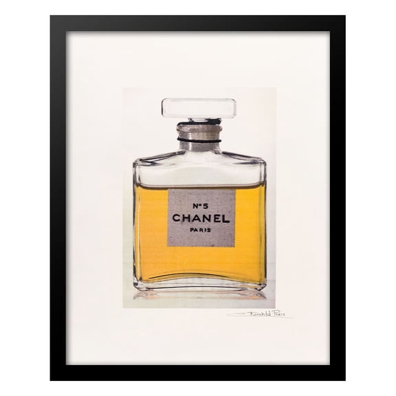Vintage Fashion Glam Perfume Bottle - Framed Print