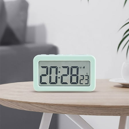 Digital Alarm Clock Backlight Snooze Data Time Calendar Desktop