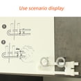 thumbnail image 5 of Cerradura de seguridad para gabinete deslizante en forma de U para bebé de 4 piezas, cerradura de gabinete de protección para niños, cerradura de seguridad para colgar, 5 of 5