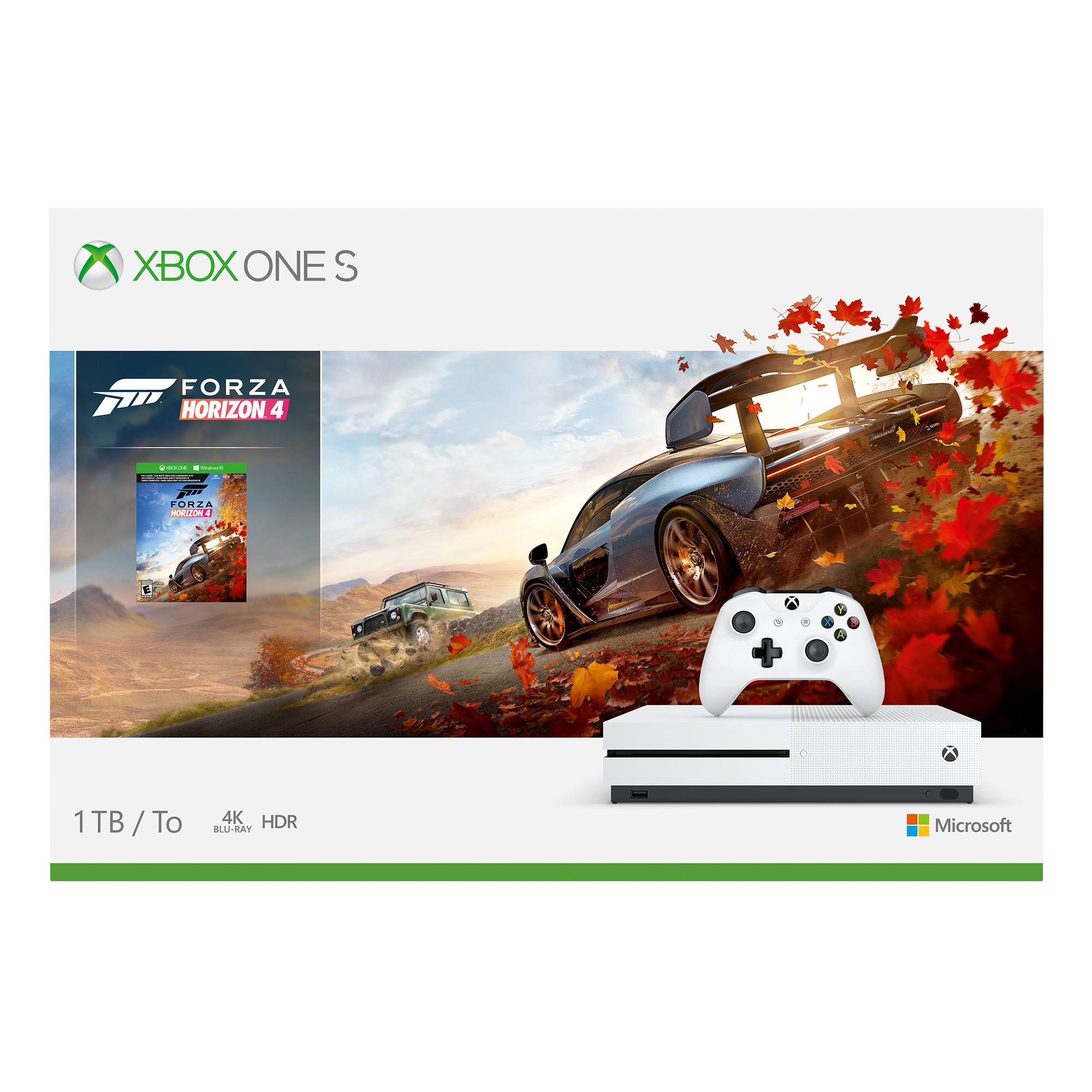 Microsoft Xbox One S 1TB Forza Horizon 4 Bundle, White, 234-00552 - image 3 of 14