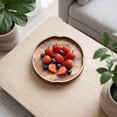 thumbnail image 5 of Linnome Solid Wood Serving Tray Brown Recessed Wooden Platter for Coffee Table Fruit Jewelry Aromatherapy Tea Room Desktop Storage, 5 of 7