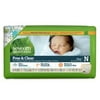 Seventh Generation Free And Clear Diapers Newborn - (Up To 10 Lbs) - 36 Diapers