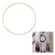 thumbnail image 2 of 2XGold Metal Dreamcatcher Anillos MacRame MacRame Craft Hoops 10cm 4 piezas, 2 of 10