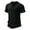 Black, variant on SwiftWear Men's Short Sleeve Henley Tee Mens Button Down Short Sleeve Shirt Short Sleeve Quick Dry, Black-L