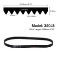 thumbnail image 2 of Unique Bargains 350J8 PJ V-Ribbed Belt, EPDM Industrial Transmission Serpentine Belt, 2 Pack, 2 of 5
