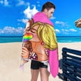thumbnail image 5 of Dreamtimes Art Rainbow Lesbian Beach Towel Quick Dry Absorbent Bath Towels Sandproof Lightweight Towel for Gym Yoga Sports Swimming 31x71in, 5 of 7