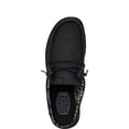 thumbnail image 2 of HEYDUDE Wally Slip Stretch Canvas , Black, 10, 2 of 3