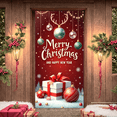 thumbnail image 4 of Decorative Design Merry Christmas Colorful Theme Christmas Banner for Holiday Celebration Indoor Decoration Winter Festival, 4 of 9