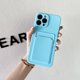 thumbnail image 1 of Funda de silicona suave para teléfono móvil, carcasa con tarjetero para iPhone 14, 13, 12, 11 Pro Max, XR, X, XS Max, 6, 6S, 7, 8 Plus, 13 Mini, 14Pro, SE 2020, 1 of 4