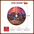 thumbnail image 2 of Xecao Lantern Giraffes Magical Forest Pattern Christmas Tree Skirt Holiday Part Decorations for Christmas Tree, Farmhouse Christmas Decor Xmas Holiday Home Party Decorations-30", 2 of 6