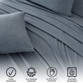 thumbnail image 3 of Ridge & Cove Jersey Knit Cotton Blend Sheet Set, Twin XL, 3 Pieces, 3 of 6