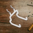 thumbnail image 4 of ETHZZLE 2Pcs White Pegboard Tool Hooks Garage Wall Heavy Duty Storage System Organizer, 4 of 7