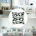 thumbnail image 5 of Panda Face Decorative Pillow Cases  Super Soft Throw Pillows Cover for Sofa Chair Bedroom, 5 of 7