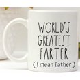 thumbnail image 1 of Funny Dad Mug World's Greatest Farter Mug Rae Dunn Inspired First Fathers Day, 1 of 1