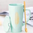 thumbnail image 1 of Mug Coffee Cup Cute Drinking Cup Ceramic Cup Gift Box Set Also Can Be Used For Microwave Heating, 1 of 9