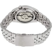 Seiko SNK385K1 Mens Series 5 Silver Tone Dial Automatic Watch