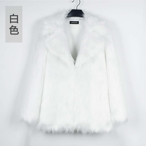 Meichang Winter Coats for Women 2024 Trendy Faux Fur Jacket Furry