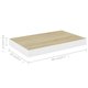 thumbnail image 3 of Estantes Flotantes de Madera de Roble/Blanco Casafoyer para Pared 40x23x4 cm 4 piezas, 3 of 5