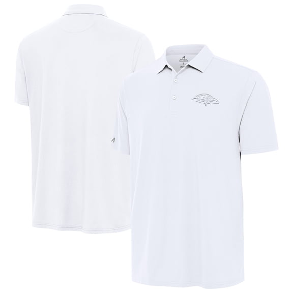 Men's Antigua White Baltimore Ravens Era Polo