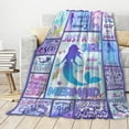 thumbnail image 2 of Yibo Girl Gift Ideas Mermaid Blanket Gifts Blanket Flannel Soft and Comfortable Anti-static Bed Sofa Blanket, 2 of 7
