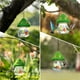 thumbnail image 5 of 2PC Flocked House Bird Feeder Bird Feeder Hummingbird Feeder Courtyard Hanging Type, 5 of 8
