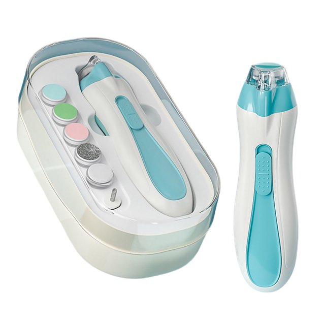Se necesitan dos pilas n.º 5. Lima eléctrica para uñas de bebé. Manicura infantil a pilas. Manicura infantil a pilas para bebés