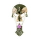thumbnail image 4 of Tapiz colgante de pared de macramé bohemio con borlas, globo aerostático hecho a mano, decoración de pared para apartamento, fondo, sala de estar, verde, 4 of 8