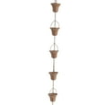 thumbnail image 2 of Colaxi 3.3ft Rain Chain ,Rainwater Catcher Rain Chimes,House Outdoor Decor Gutters Metal Rainwater Catcher Chain Rainwater Catcher Chains C, 2 of 9