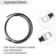 thumbnail image 5 of Ofertas Únicas 1 Pc Cable Inversor de Batería Universal 3/8" Lug 5/16" Lug 8FT Cable de Batería 5 AWG Gauge Cobre Estañado Negro, 5 of 7