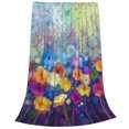 thumbnail image 2 of Sikiie Spring Flower Seasonal Ultra-Soft Micro flannel Blanket Luxury All Seasons Warm Blanket for Bedding Sofa and Travel (4 sizes)-40"x30", 2 of 7