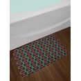 thumbnail image 2 of Abstract Bath Mat, Modernistic Colorful Whirlpool Effect Nested Square and Circles Illustration, Plush Bathroom Decor Mat with Non Slip Backing, 29.5" X 17.5", Multicolor, by Ambesonne, 2 of 2