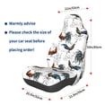 thumbnail image 3 of Balery Cool Chicken Funda de Asiento para Auto con Diseño - Cubierta Frontal Suave y Transpirable con Protector Antideslizante- 1 Unidad, 3 of 5
