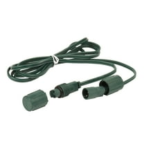 Vickerman 6' Coaxial Extension Cord for X6G6601PBG 50Lt Coaxal LED Set, 6/Bag. Green Wire.