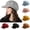 Blue, variant on Brown Newsboy Cap for Men Polyester Breathable Summer Newsboy Hat Adjustable Beret Ivy Cap Irish Cabbie Driving Hunting Hats Retro Autumn Winter Warm Hat M