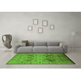 thumbnail image 3 of Ahgly Company Indoor Square Oriental Green Traditional Area Rugs, 7' Square, 3 of 4