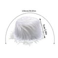 Shaggy Plush Fabric Precut Strips Plush Fabric Fuzzy Craft For Beard