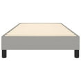 thumbnail image 3 of vidaXL Bed Frame Light Grey 100x203 cm Twin XL Fabric, 3 of 5