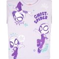 thumbnail image 5 of Marvel Spidey and His Amazing Friends Little Girls' 2-Pack Short Sleeve T-Shirts Lavender Pink, 5 of 5