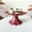 RETRO RED, variant on one piece plastic decorative Cupcake Stand Cake Display:Dessert Holder Cookie Pedestal Stands Plastic Trays for Desserts Plate