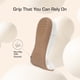 thumbnail image 4 of Zapatos DREAM PAIRS Flats de Ballet Punta Redonda Slip-On Blancos Talla 9, 4 of 7