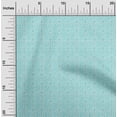 thumbnail image 2 of oneOone Cotton Jersey Turquoise Green Fabric Florals Fabric For Sewing Printed Craft Fabric By The Yard 58 Inch Wide, 2 of 4