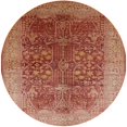 thumbnail image 1 of Ahgly Company Tapis d'Intérieur Rond Milieu du Siècle Moderne Brun Sable Brun Oriental, 8' Rond, 1 of 6