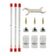 thumbnail image 4 of 11x Kits de boquillas de aerógrafo Accesorios de rociador de aerógrafo Profesional para piezas de repuesto, 4 of 9
