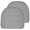 Pinstripe Charcoal, variant on Pinstripe U Shaped Memory Foam Chair Pad Blue 2 Pack